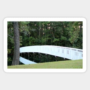 Long White Bridge Sticker